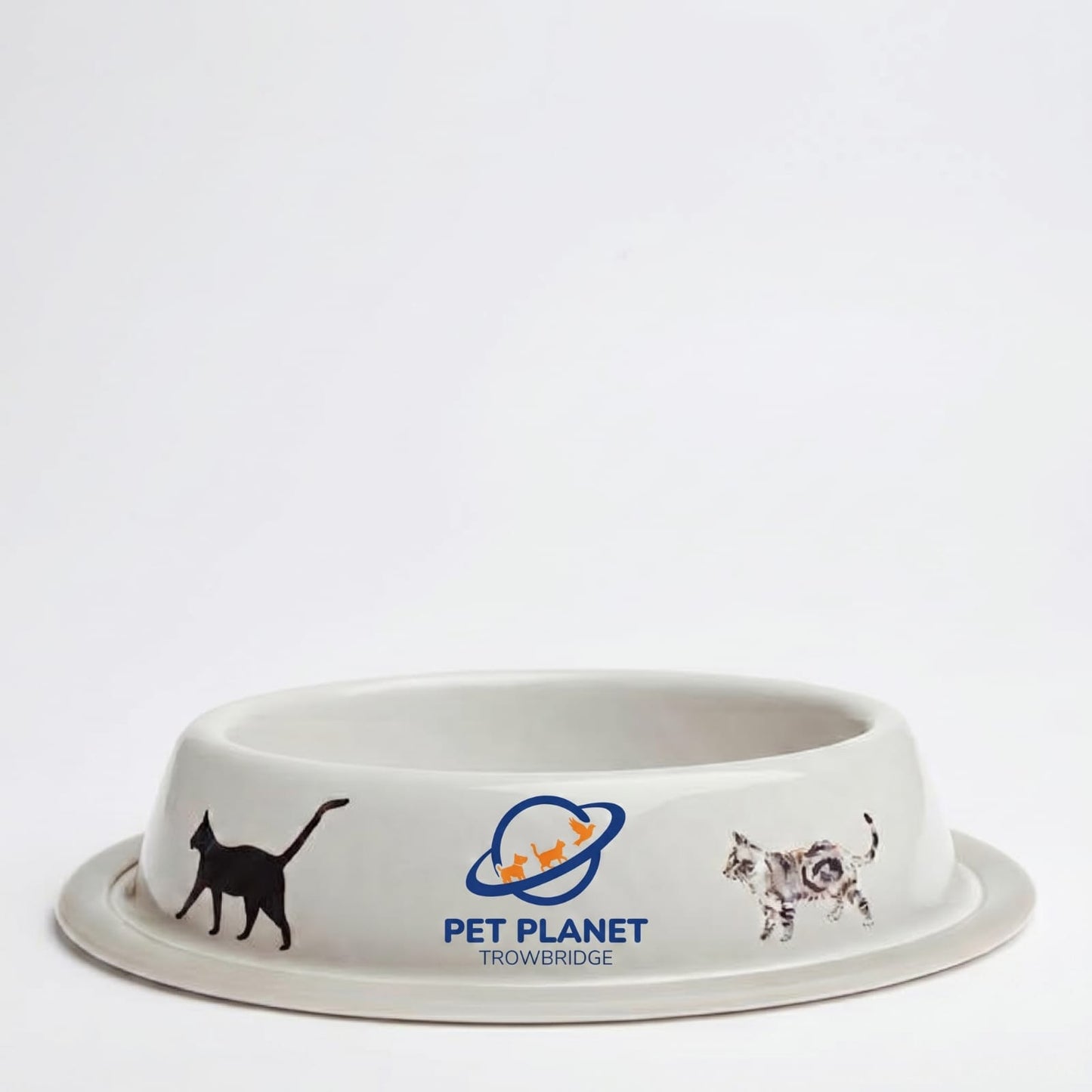 Pet Planet Trowbridge Galvanised Steel Cat Bowl